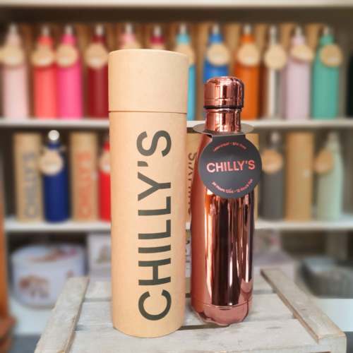 Rose Gold Chilly's Bottle