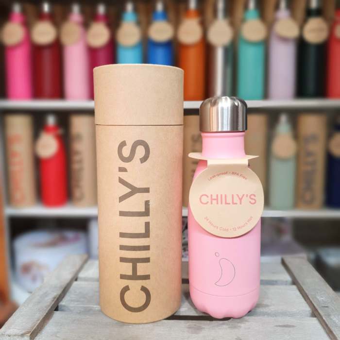 Small Pastel Pink Chilly's Bottle