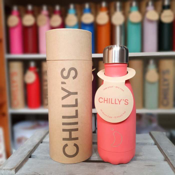 Small Peach Chilly's Bottle