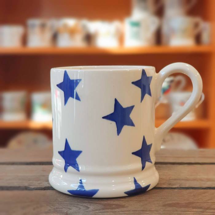 emma bridgewater blue stars mug