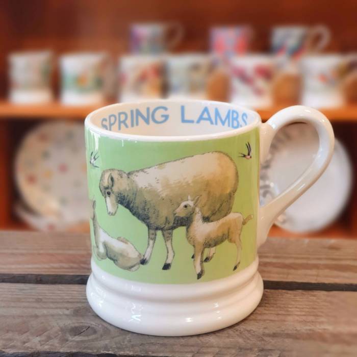 emma bridgewater spring lambs mug