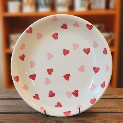 emma bridgewater pink hearts pasta bowl