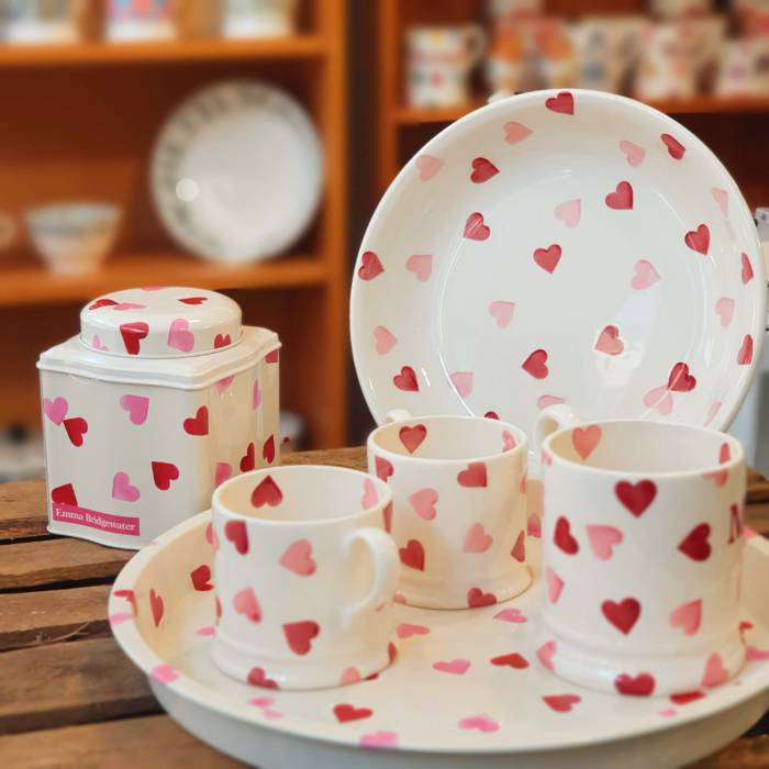 emma bridgewater pink hearts collection