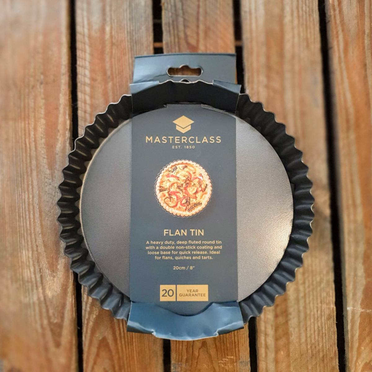 Masterclass Round Quiche Tins Cooking Kneads