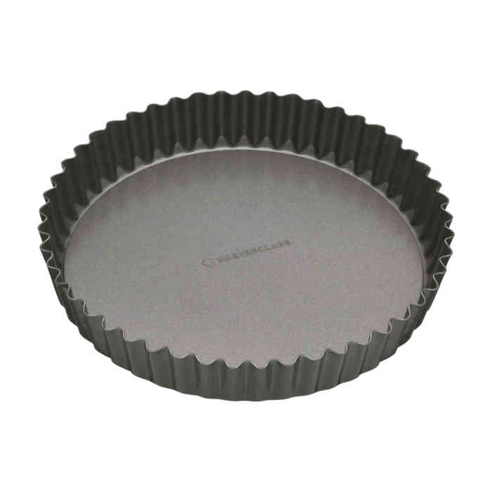 masterclass-non-stick-loose-base-fluted-quiche-tin-10-inch
