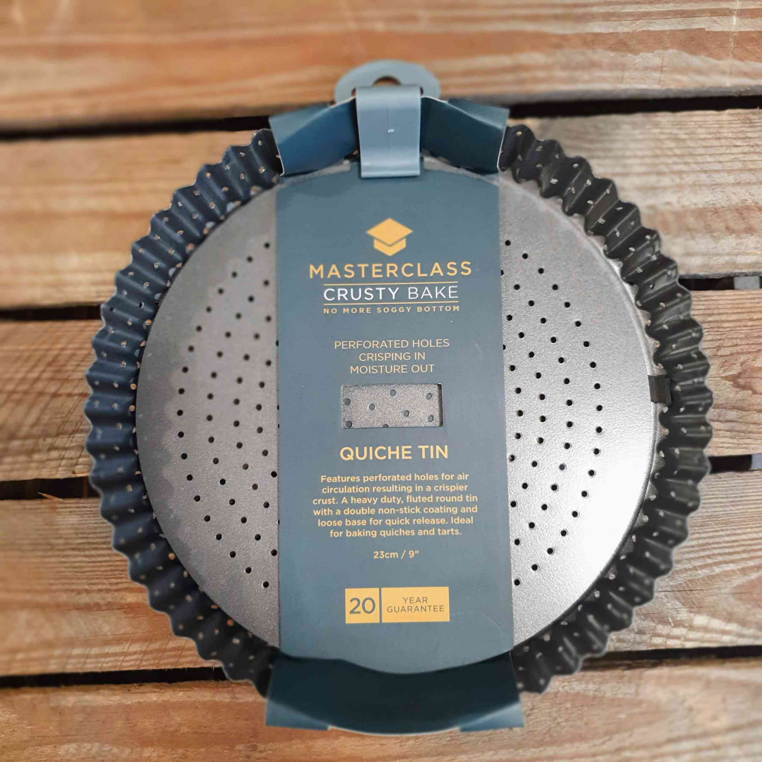 Masterclass Crusty Bake Quiche Tin Cooking Kneads