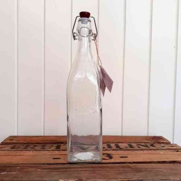 Kilner glass bottle 1litre Cooking Kneads