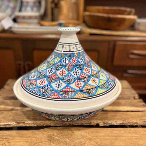 tunisian-hand-painted-tajine-30cm