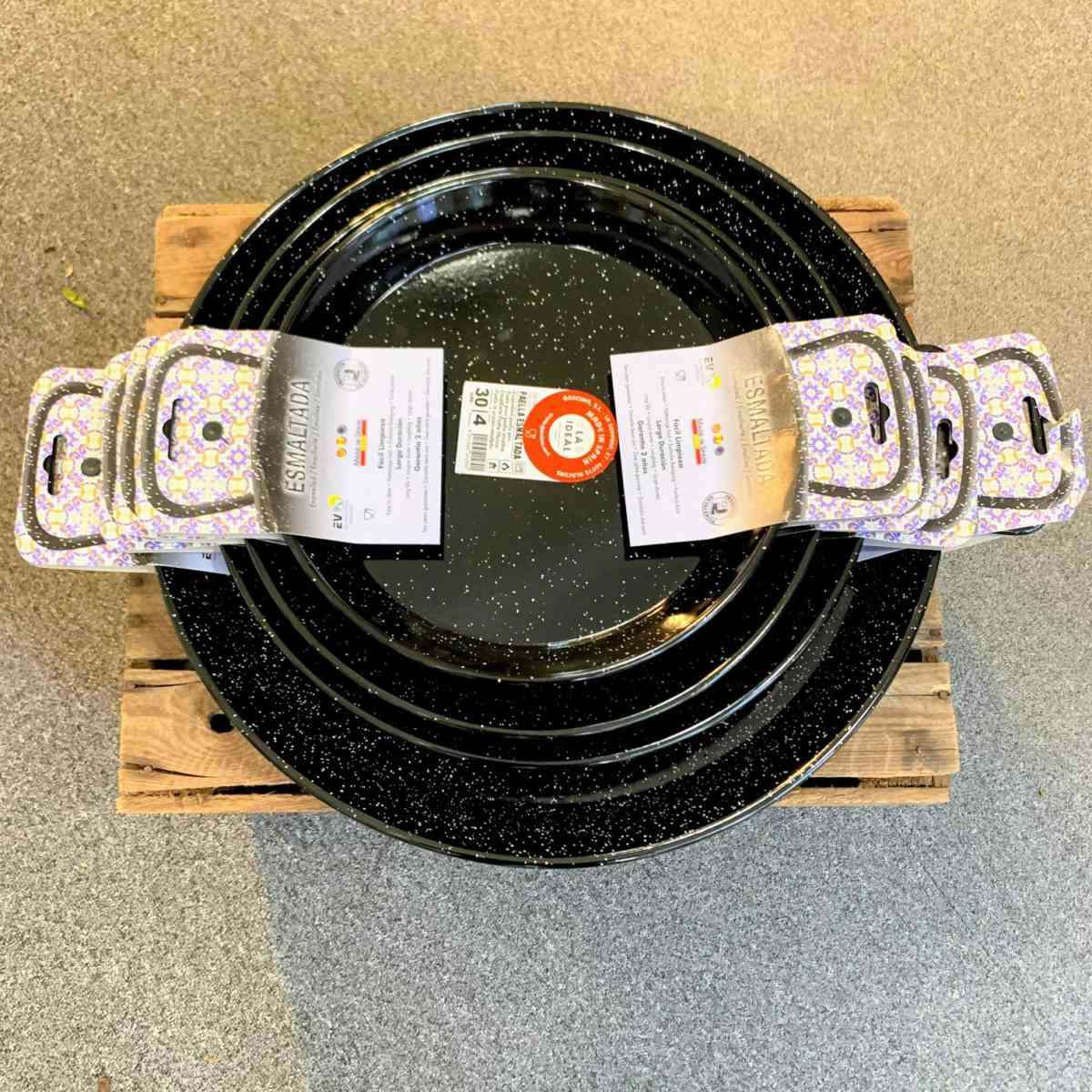 Brindisa Paella Pans 4 sizes Cooking Kneads