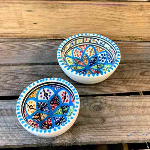 Tunisian Hand Painted Bowls - Dip