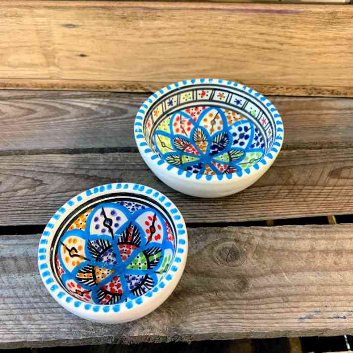Tunisian Hand Painted Bowls - Dip