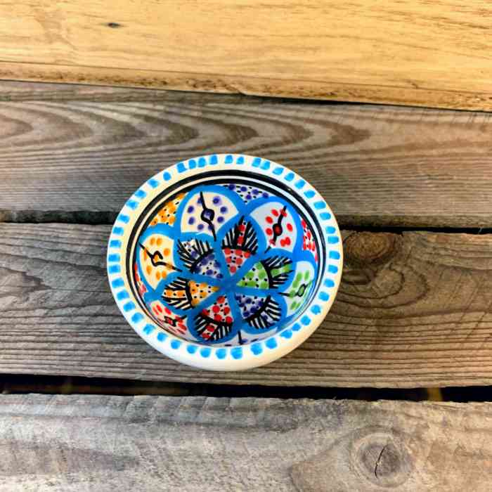 Tunisian Hand Painted Bowls - Dip