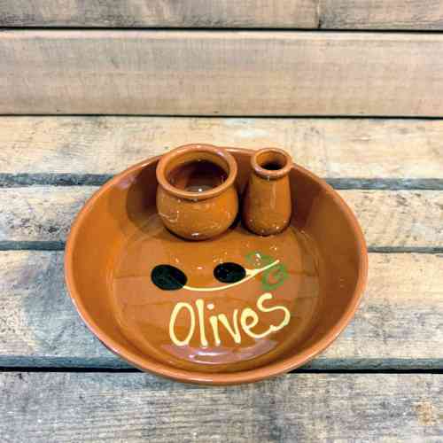 Terracotta Olive Bowl