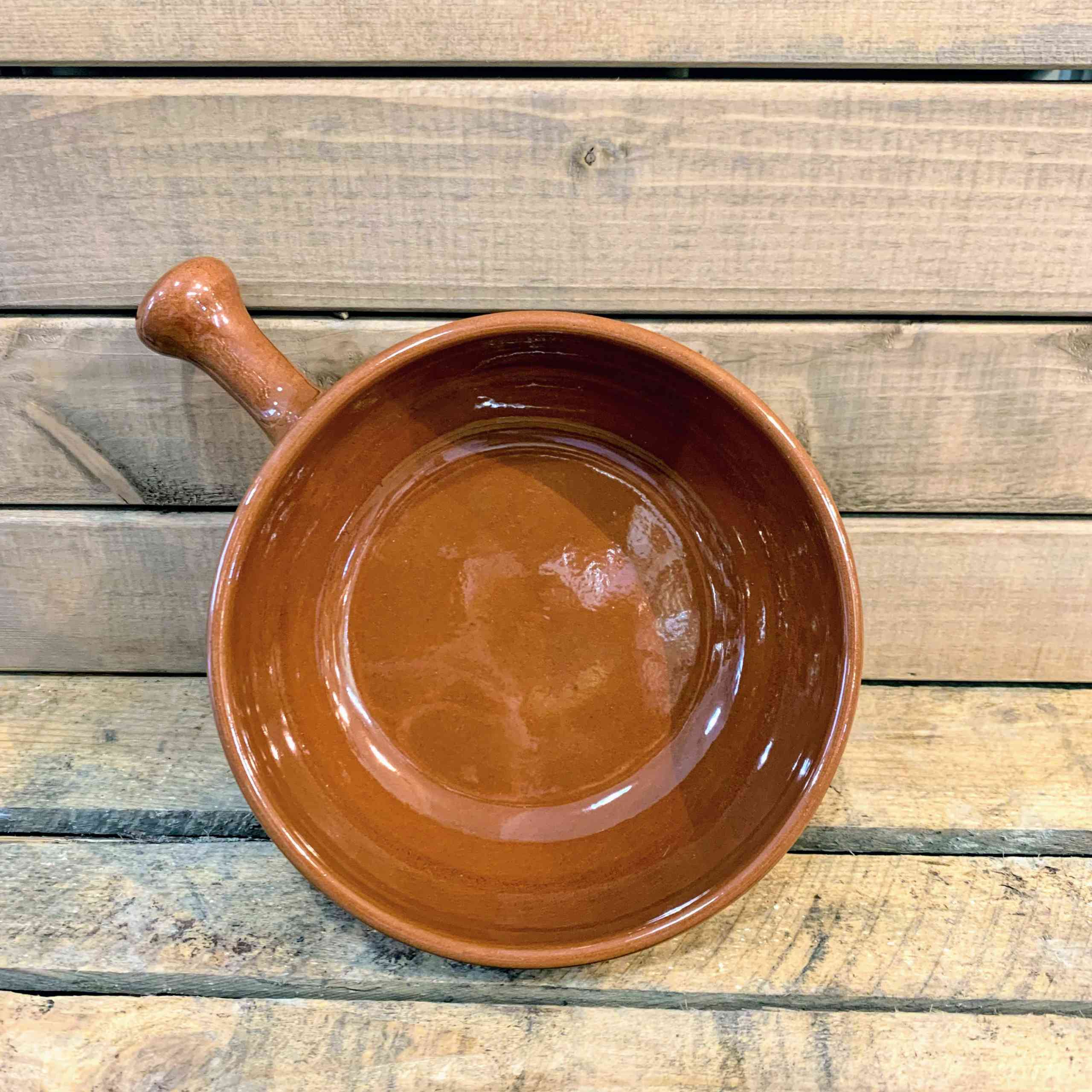 Terracotta Dish With Handle