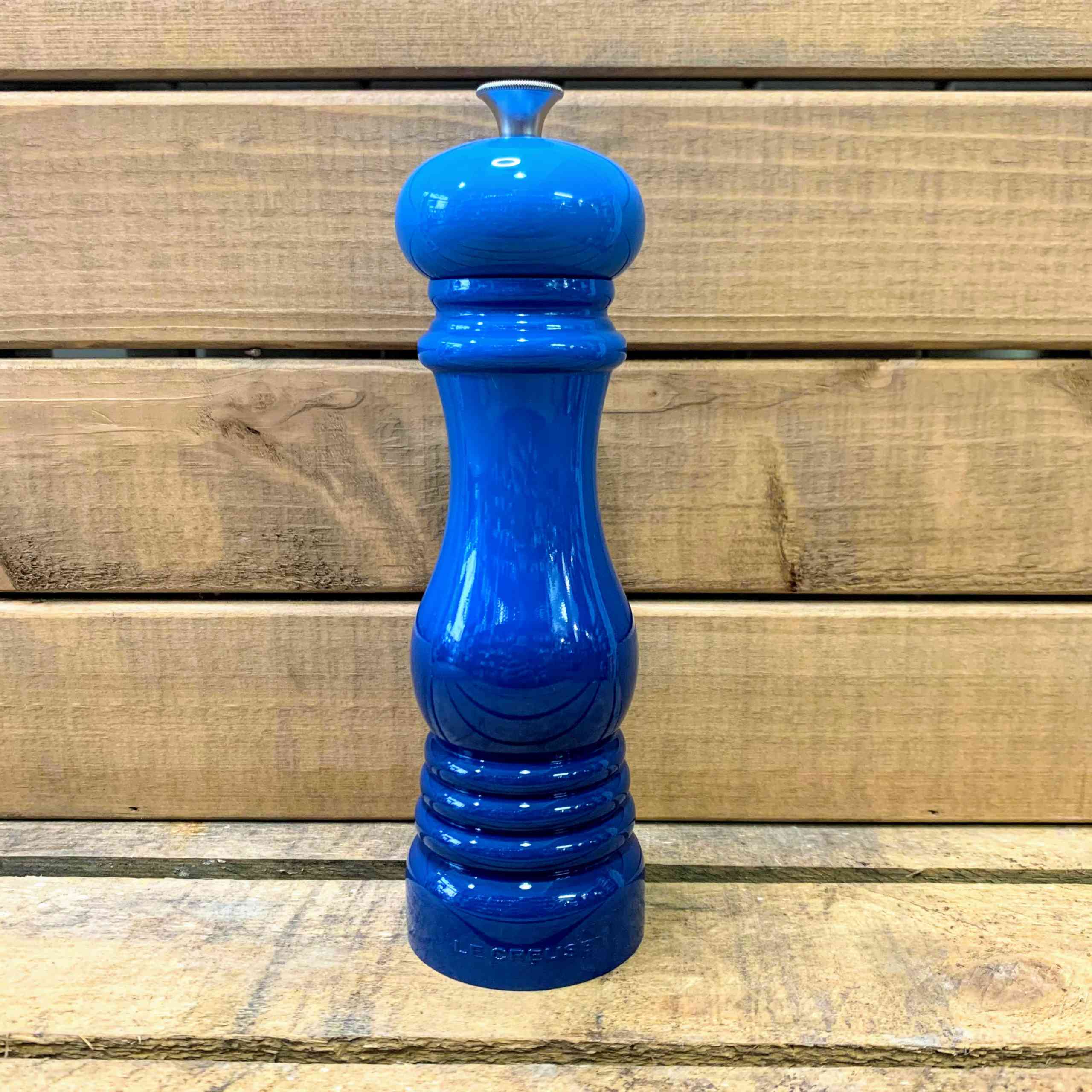 le creuset blue salt and pepper