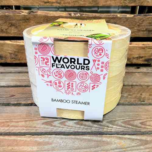 World Of Flavour Bamboo Steamer