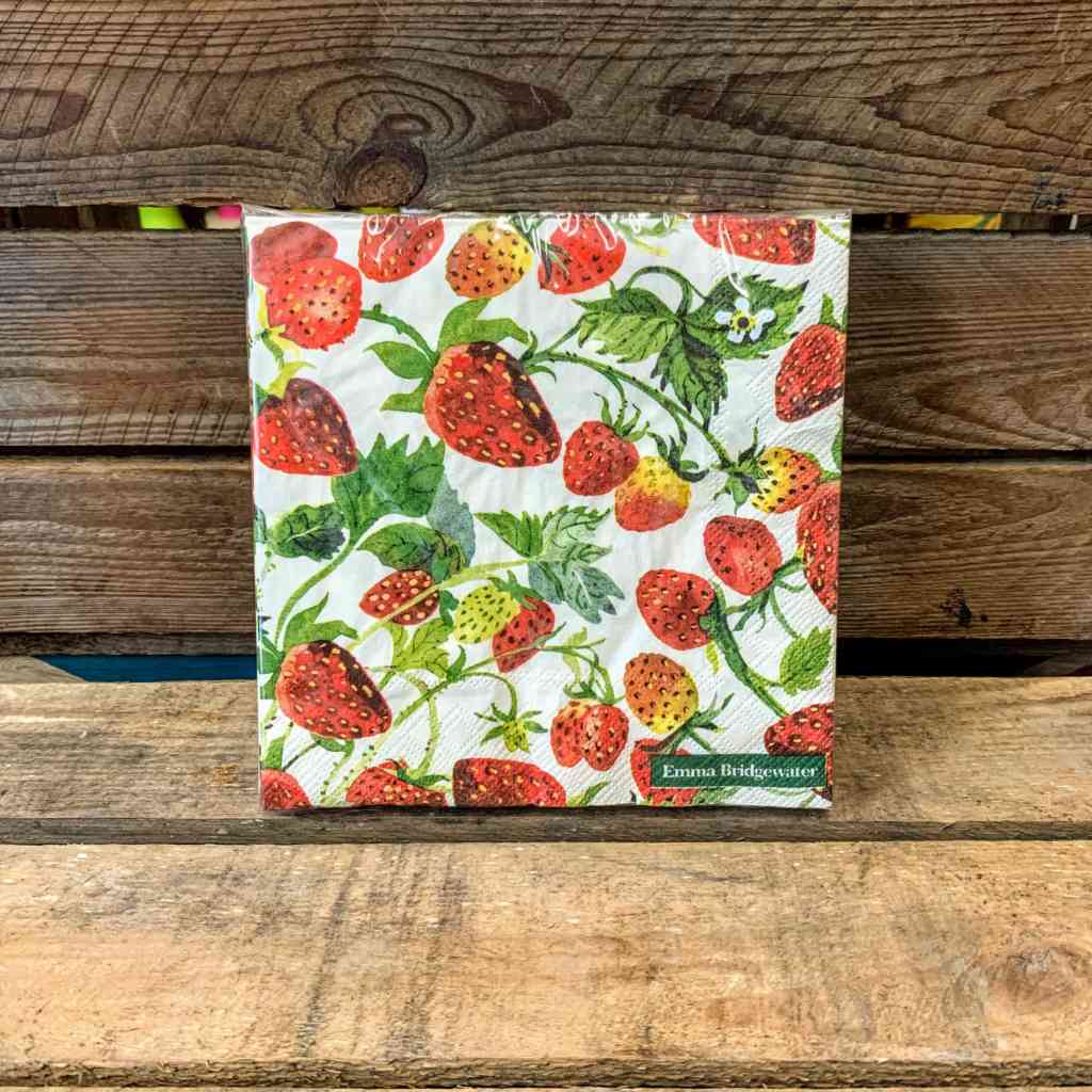 Emma Bridgewater Strawberries Lunch Napkins Cooking Kneads