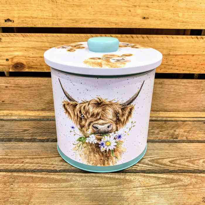 wrendale-the-country-set-highland-cow-biscuit-barrel-storage-tin