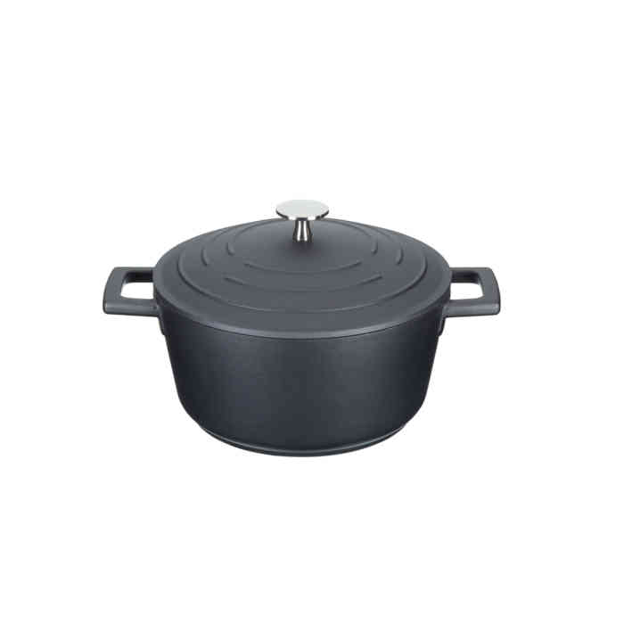 masterclass-cast-aluminium-casserole-dish-20cm-black