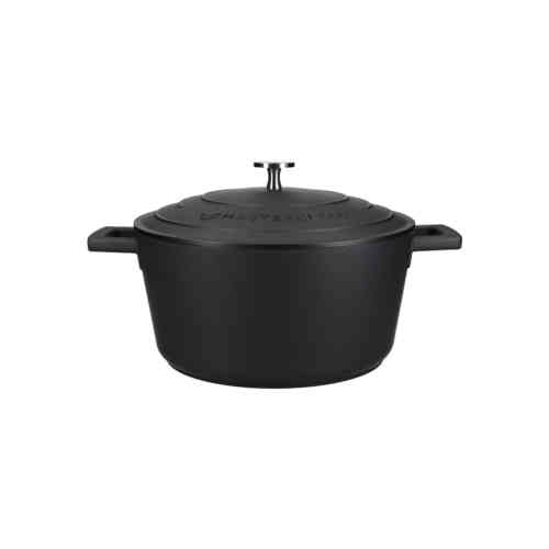 masterclass-cast-aluminium-casserole-dish-24cm-black