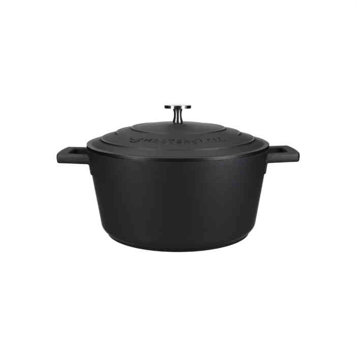 masterclass-cast-aluminium-casserole-dish-24cm-black