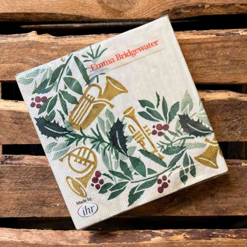 Emma Bridgewater Bring In The Green Napkins SHOP NOW