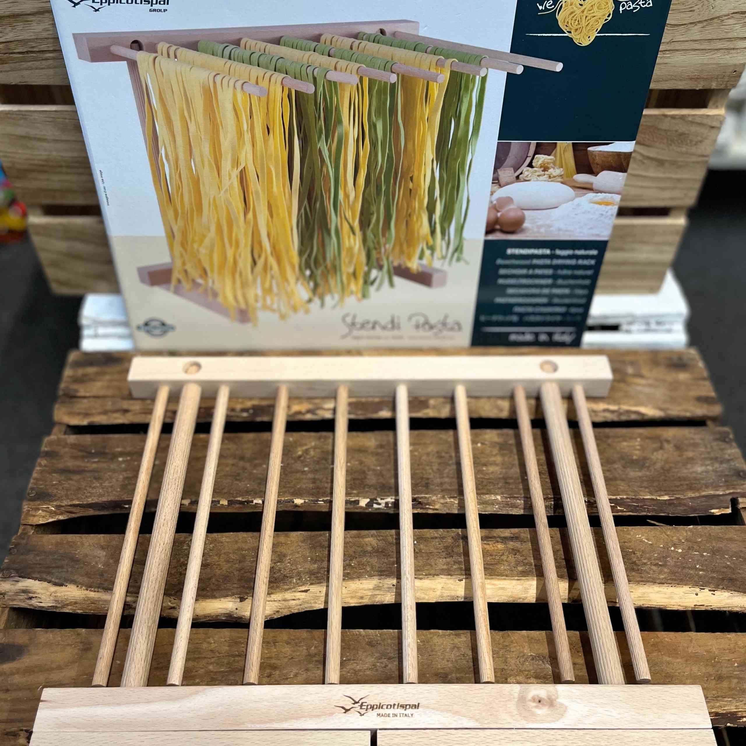 Wooden Pasta Drying Rack - Cooking Kneads