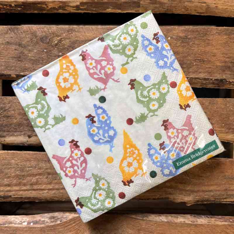 Emma Bridgewater Spring Chickens Napkins Cooking Kneads