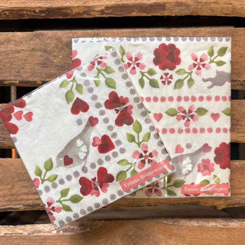 Emma Bridgewater Lovebirds Napkins Cooking Kneads