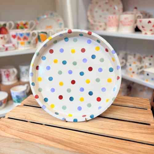 emma-bridgewater-polka-dot-round-tin-serving-tray
