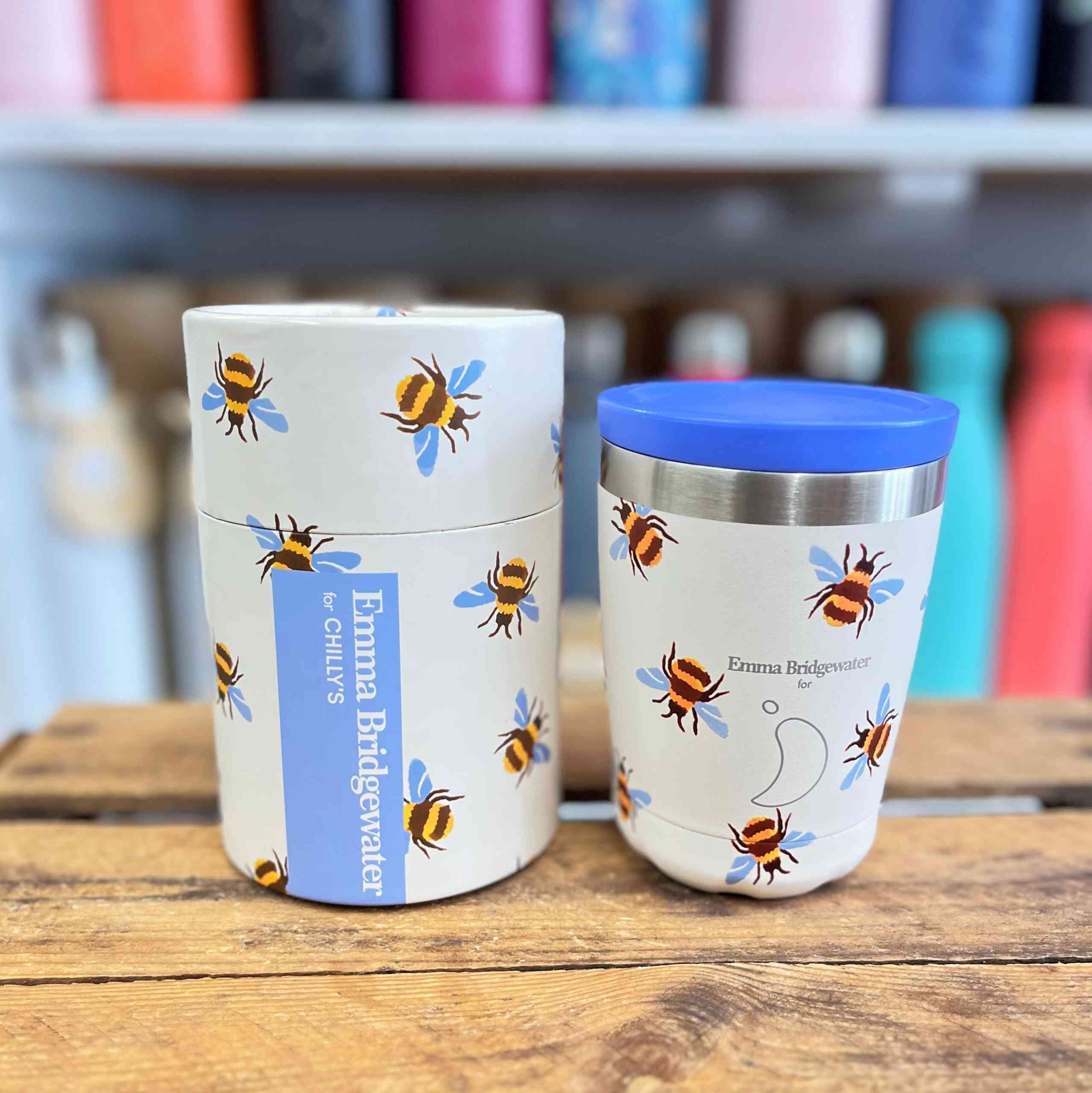 emma-bridgewater-bumblebee-blue-wing-chillys-reusable-cup
