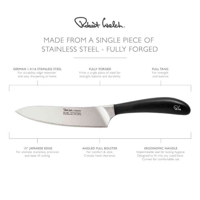 Robert Welch 'Signature' Cook's Knife - 14cm, 16cm, 18cm, 20cm - Image 2