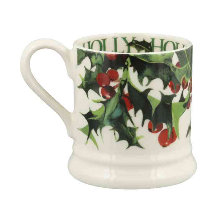 Emma Bridgewater Holly Half Pint Mug - Image 4