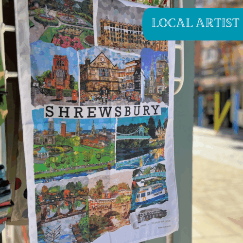 lyn-evans-designs-shrewsbury-100%-cotton-tea-towel