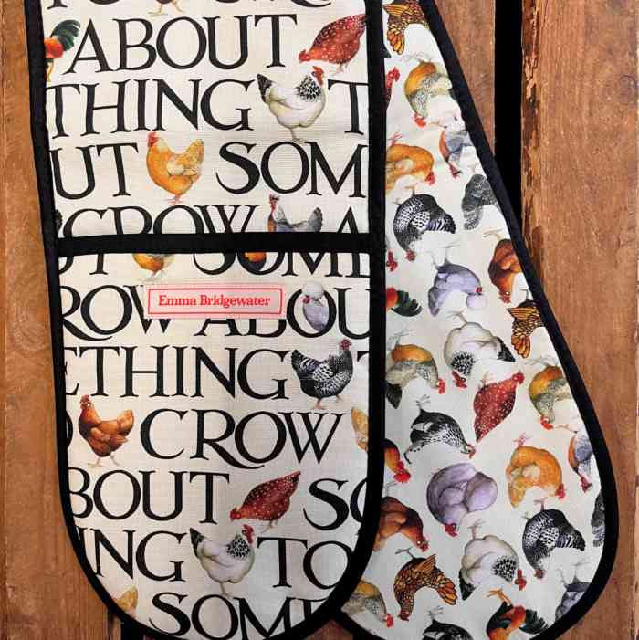 Emma Bridgewater Rise & Shine 100% Cotton Double Oven Glove & Tea Towel - Image 3