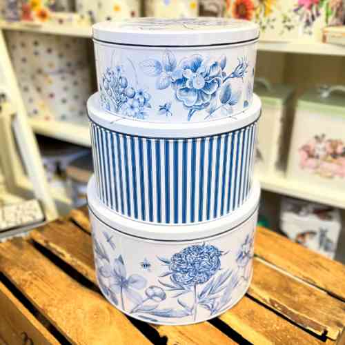 sanderson-etchings-roses-round-blue-cake-storage-tins-3-sizes