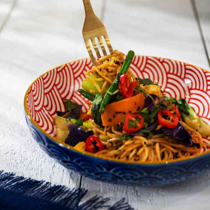 Mikasa Blue Arched Pasta Bowl - Image 2