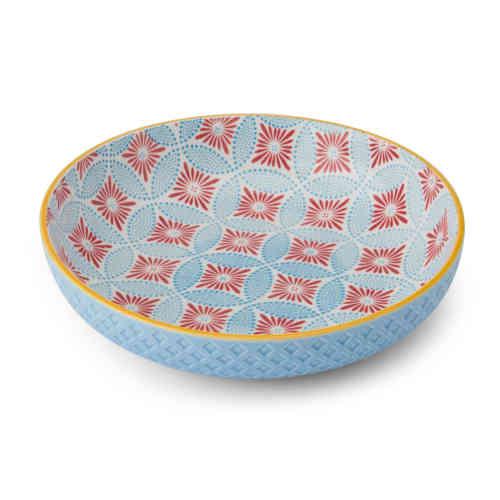 mikasa-blue-mosaic-pasta-bowl
