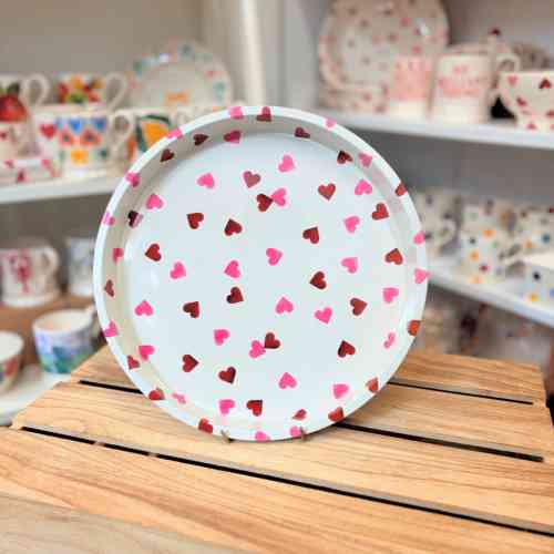 emma-bridgewater-pink-hearts-round-tin-serving-tray