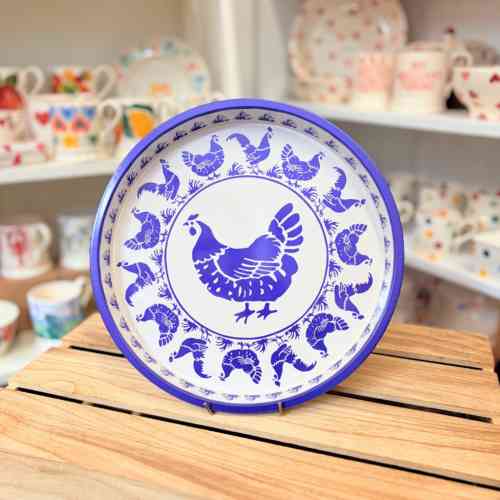 emma-bridgewater-blue-hen-round-tray